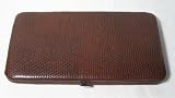 Metropolitan DESIGNER WALLET Hard Case (Brown Lizard)