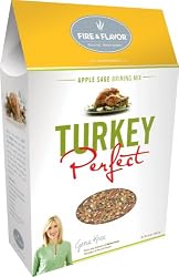FIRE & FLAVOR Turkey Perfect, Apple Sage Brining Mix, 18-Ounce Boxes (Pack of 3)