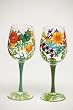 2 Assorted: Madison's Garden Stemware Glass 2 Assorted: Madison's Garden Stemware Glass
