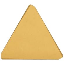 Sandvik Coromant T-MAX MILLING  Carbide Milling Insert, TPK Style, Triangle, GC2030 Grade, TiAlN Coating, TPK43P2R,0.187" Thick, 0" Corner Radius (Pack of 10)