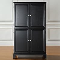 Crosley Furniture Alexander Multimedia Armoire in Black