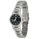 Seiko Ladies Black Dial Stainless Steel Watch #SYME57 by Seiko