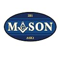 Mason Masons Masonic Trailer Hitch Cover