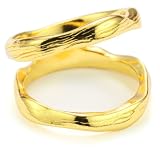 gorjana Kensington Gold-Tone Brushed Finish Ri