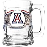 Arizona Wildcats 15 oz Colonial Beverage Glass Tankard - NCAA College Athletics Fan Shop Sports Team Merchandise
