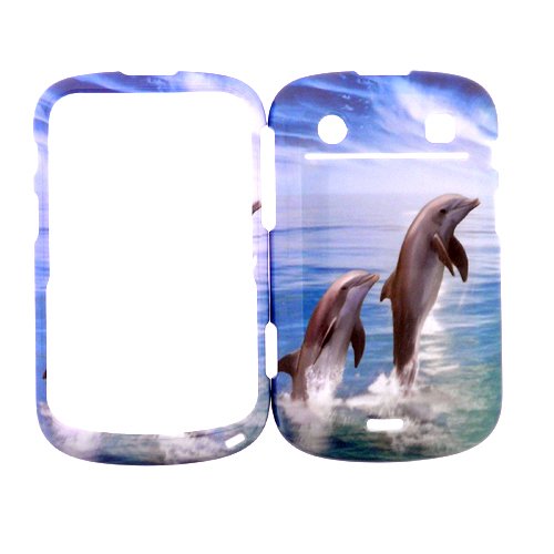 Premium - BlackBerry Bold 9930 DOLPHINS Cover Case - Faceplate - Case - Snap On - Perfect Fit Guaranteed