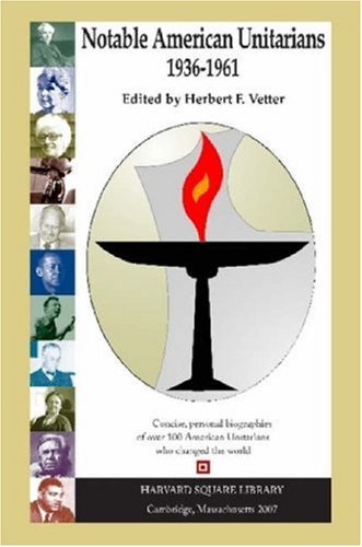 Notable American Unitarians 1936-1961 under The Books Store