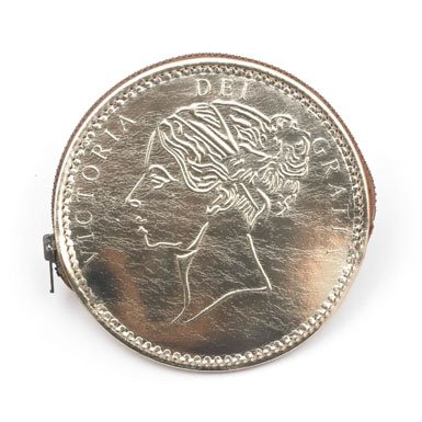 Gold Half Penny Coin Purse||RF10F