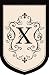 Monogram Garden Flag - X