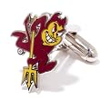 Arizona State Sun Devils NCAA Logo'd Executive Cufflinks w/ Jewelry Box by Cufflinks