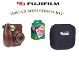 Fuji Instax Mini 7S Deluxe Package, includes Fujifilm Instax mini 7S (CHOCO)+Instax mini film Twin Pack (2 x 10= 20 exp.) + Instax Dedicated Case.