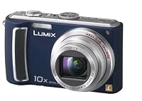 Panasonic Lumix DMC-TZ5A 9.1MP Digital Camera with 10x Wide Angle MEGA Optical Image Stabilized Zoom (Blue)