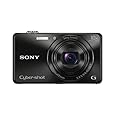 Sony DSC-WX220 Digitalkamera (18 Megapixel, 10-fach opt. Zoom, 6,8 cm (2,7 Zoll) LCD-Display, NFC, WiFi) schwarz