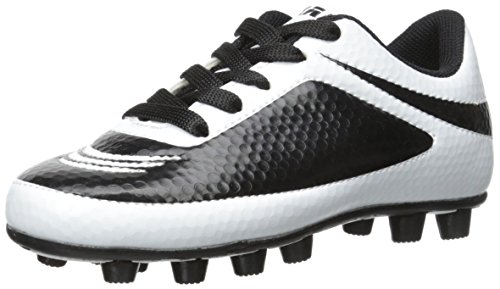 Vizari Infinity FG Soccer Cleat (Toddler/Little Kid/Big Kid), White/Black, 11 M US Little Kid