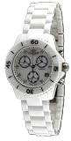 Oniss #ON8206-L7 Women's White Ceramic Chronograph Watch