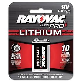 Rayovac UP9VL1 - Ultra Pro Lithium Batteries, 9V