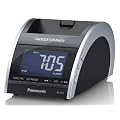 Panasonic RC-DC1EG-K Radiowecker (UKW-Tuner, Apple iPod/iPhone Anschluss, 2,6 Watt RMS) schwarz