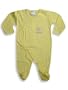 Bambolino - Newborn Baby Girls Long Sleeved Footed Coverall, Yellow