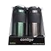 Byron Snapseal Vacuum Insulated Stainless Steel Travel Mug 2 Pack 20 Ounces, Greyed Jade and Gunmetal