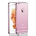 iPhone 6S Plus Case,Roybens Luxury 2 in 1 [Air Aluminum Bumper + Acrylic Back Plate] Back mirror Anti-Scratch Case Cover for Apple iPhone 6/6S Plus 5.5