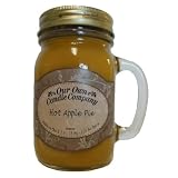 13 oz HOT APPLE PIE Scented Jar Candle (Our Own Candle Company Brand) Made in USA - 100 hr burn time