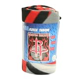 Houston Rockets Lightweight Fleece Blanket (Measures Approx 50" x 60")