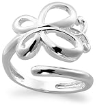 Sterling Silver Butterfly Ring