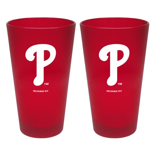 MLB Philadelphia Phillies 2 Pack Colored Frosted Pints