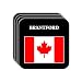 Canada - "BRANTFORD" Set of 4 Mini-Mousepad Coasters