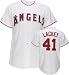 John Lackey White Majestic MLB Home Replica Los Angeles Angels of Anaheim Jersey