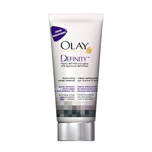 Olay Definity Illuminating Cream Cleanser, 5 fl oz (150 ml) Tubes (Pack of 2) by Olay