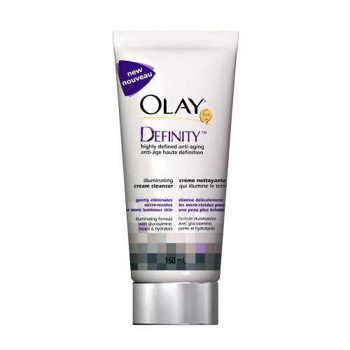 Olay Definity Illuminating Cream Cleanser, 5-Fluid Ounce (150 ml) (Pack of 2)