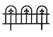 Suncast Estate Fence  Black
