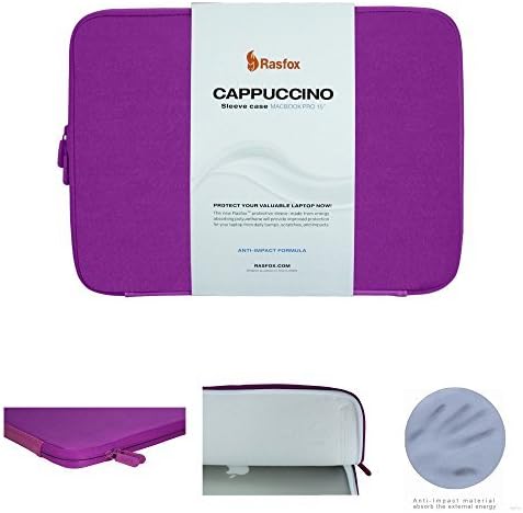 Anti-Shock Memory Foam Purple Laptop Computer MacBook Air Pro Sleeve Carry Case Bag Pouch for MacBook, MacBook Air, MacBook Pro 13 inch