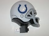 INDIANAPOLIS COLTS 3-D Logo Helmet Shaped NIGHT LIGHT