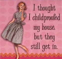 "I don't have any money. I have children." Magnet