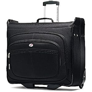 Buy American Tourister Garment Bag With Wheels Black by American Tourister