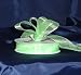 Sheer Organza Ribbon Mono Edge - 3/8" - 25 Yards (75 FT) - Lime Green