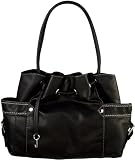 Fossil Castille Satchel - Castille Ring Satchel (Color: Black)