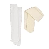 2 Sets Colonial Tall Socks Stockings 1 White 1 Ivory Fits American Girl 18