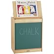 Jonti-Craft Rainbow Accents Big Book Easel - Chalkboard
