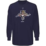 41zjCAi8c9L. SL160  Reebok Florida Panthers Navy Blue Primary Logo Long Sleeve T shirt (XX Large)