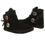 Minnetonka Women's Two Button Boot Softsole Boots