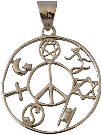 COEXIST Silver Pendant
