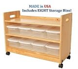 Eight Bin Toy Organizer by Little Colorado