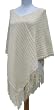 Handmade Organic Cotton Poncho - Natural Cream (Extra Large)