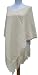 Handmade Organic Cotton Poncho - Natural Cream (Women Maternity) [Apparel]