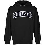 NCAA Georgia State Panthers Arch Applique Pullover Hoodie - Black