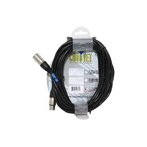 Brand new Chauvet DMX3P25FT 25 foot DMX lighting 3 pin XLR Female to Male DMX cable by 