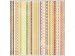 K and Company Paper 12x12 Cut N Paste Funky Stripe Glitter